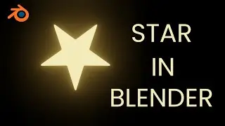 Blender Tutorial: How to Create a Glowing Star Effect ✨