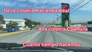 De mi trabajo a mi casa, por la Carretera San Mateo y la Reynosa 