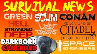 Survival News! Conan DLC Revealed! DarkBorn Cancelled! Green Hell Console? Stranded Deep Update!
