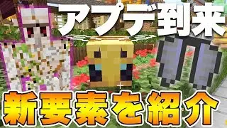 【マイクラ】神アプデ『Ver1.15』がやってきた！ハチ・アイアンゴーレム・エリトラなど追加&変更点を紹介！【ドズクラPART186】【ドズぼん】