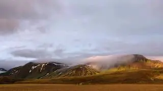 clouds over the mountain hd stock video mp4