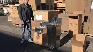 Ножной коленный ручной клапан для мойки из нержавеющей стали ETL NSF