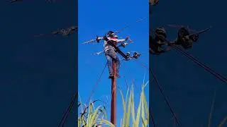 #lineman ⚡uppcl bijali⚡