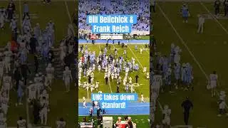 Bill Belichick and Frank Reich After the UNC Stanford Football Game
