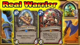 True Control Warrior Plays Frenzy New OP Cards! Metabreaker! Forged in the Barrens Deck| Hearthstone