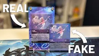Are your Lorcana Enchanted Cards FAKE? 5 ways to tell the difference!