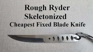 Rough Ryder Skeletonized Fixed Blade Knife