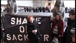 Artist NAN GOLDIN Stages #SacklerPAIN Opioid Protest Die-In @ Met Museum Sackler Wing 3/10/18