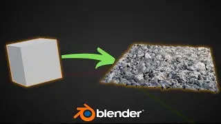 Создайте каменистую текстуру в Blender за 1 минуту