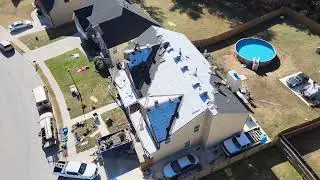 Roof Replacement in Progress - D&P Construction Roofing - Atlanta Georgia