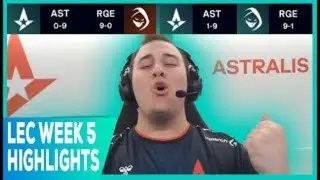 ASTRALIS BEATS ROGUE // LEC HIGHLIGHTS WEEK 5