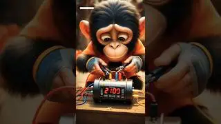 Chimp Boom 💥 diffuse kiya #ChimpanzeeStory #MotivationalShorts #AIcartoon #NeverGiveUp #Shorts