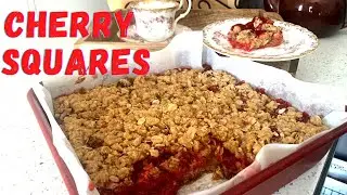 Cherry Pie Squares | Crumb cake style | Fast and Easy Baking !
