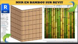 Mur en bambou sur revit