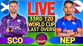 SCo vs NEP Live : Cricket Live Match Scores Commentary | T20 Live Cricket Match Today | Last Overs