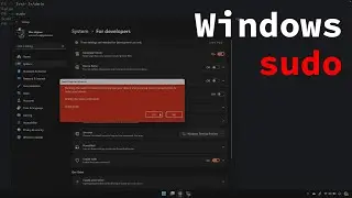 sudo on Windows!
