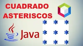 Cuadrado de asteriscos en Java usando Ciclos For
