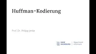 Huffman-Kodierung