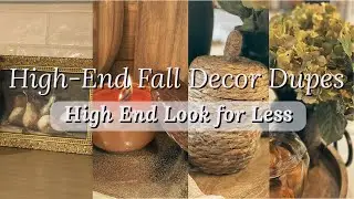DIY High End Fall Home Decor for Less 2025 | Dollar Store & Thrifted DIY Makeovers