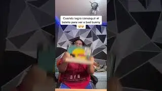 Cuando logro conseguir el boleto de bad bunny #shorts