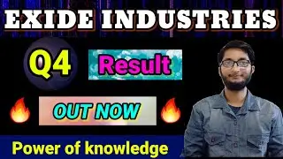 EXIDE INDUSTRIES Q4 Results 2024 | EXIDE INDUSTRIES Results Today | EXIDE INDUSTRIES Results |