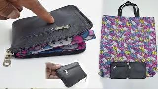 ✨Cualquiera Puede Hacer Facil Mente Bolso De Compras Plegable modelo billetera