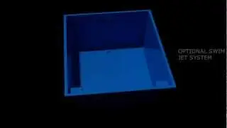 Fiberglass Swimming Pool 3D Demo of Platinum Plunge Key Features from Leisure Pools