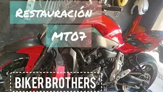 Restauracion YAMAHA MT07 #bikerbrothers 