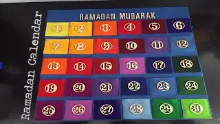 Ramadan Calendar Tutorial