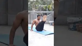 4 Best Side Fat Burning Exercises || abs workout at Home 🔥