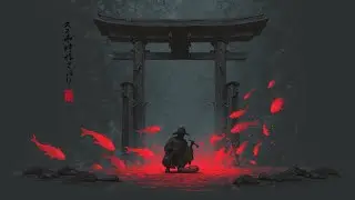 Asian Relaxing Music | Zen Flute & Red Torii - Traditional Japanese Calm & Serenity