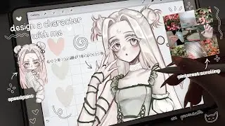 design + draw a character w/me ˚❀ .ᐟ [ ipad asmr real time process,  chill music bg ]
