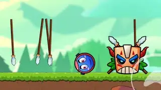 Ultimate Bounce Ball | Levels 36-40 + Boss Fight