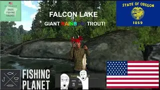 Fishing Planet || Back at Falcon Lake Again! || TROPHY RAINBOW TROUT!