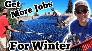 Get More Solar Panel Cleaning jobs During winter Months like this...