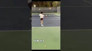 This guy has the most extreme forehand grip&hellip; #tennis #forehand #tennishighlights #shorts