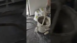 blanding af flydespartel #home #wood #woodworking #diy#microcement#urbanhald#klodsegulv#fulvslibning