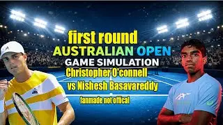 Australian Open | Christopher O'connell   vs Nishesh Basavareddy  19 Jan 2026] | Gameplay Simulation