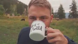 Emaille Tasse STAY WILD da schl&uuml;rft sich viel besser Soulcover Emaille MUG - Limitiert