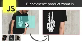 E Commerce Product Zoom In Effect Like Amazon | HTML, CSS, JavaScript