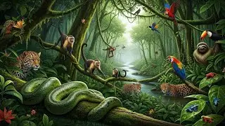 Wild Amazon Secrets 4K | Hidden Animals of the Deep Rainforest#insectamazone #4k #amazon 