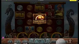 Vikings Go Berzerk - Triple rage bonus, big win, &euro;1.40 bet