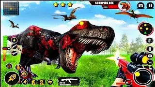 Wild animal sniper soot -لعبة صيد الديناصورات - Android game play dadly game -3D