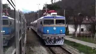 1141 017 (AC) + 3 passenger carriages