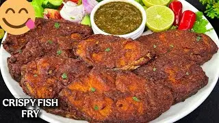 Street Style Crispy Fish Fry Recipe | Masala Fish Fry for Freezing in Winters | Ruh Fish Fry 