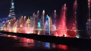 water show Qatar Corniche Water Show. কাতারের কর্নিশে ওয়াটার শো, দোহা কাতার। doha qatar
