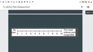visual analog rating scale