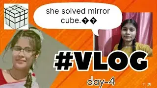 saifi can solve mirror cube..😮 |  day-4 of 30 day vlogging challenge | @Digruman 