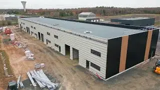Avancement du chantier Ecopark Tours en décembre 2025