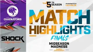 @LAGladiators vs @sanfranciscoshock | Midseason Madness Finals Highlights | Day 6